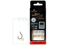 Przypony Mikado Method Feeder Rigs Barbless MF13 z gumką 10cm - #10