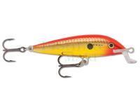 Wobler Rapala Team Esko 7cm - Chrome Gold Fluorescent Red