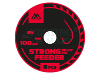 Przypony Mikado Strong Feeder Ready Rig 100cm - 0.18mm - #6