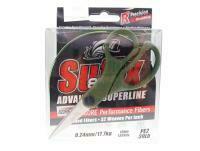 Plecionka Sufix 832 Advanced Superline with scissors 120m 0.15mm - Neon Lime