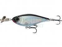 Wobler Headbanger Cranky Shad 127mm 63g Slow sink - Black/Silver