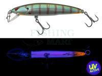 Wobler Nories Laydown Minnow Just Wakasagi - 73mm 6g BR-311 Flashing Real Blue Gill