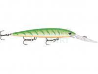 Wobler Rapala Down Deep Husky Jerk 14cm 23g - Green Tiger UV