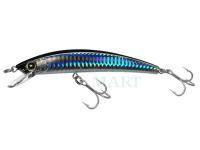 Wobler Yo-zuri Crystal Minnow Floating 110mm 12g | 4-3/8 inch 7/16 oz  - Silver Black (R1124-C4)