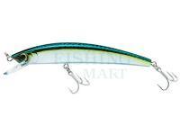 Wobler Yo-zuri Crystal Minnow Floating 90mm 7.5g | 3-1/2 inch 1/4 oz  - Green Mackerel (R1123-HGM)