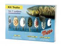 Zestaw błystek pstrągowych Mepps (Trout Kit) - 7 szt. błystek