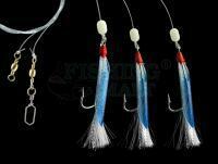 Zestaw Dega Mackerel-Rig 3 Arms - Blue-Glitter