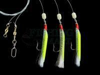 Zestaw Dega Mackerel-Rig 3 Arms - Yellow-Glitter