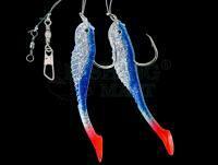 Zestaw morski Dega Soft Bait Fish-Rig 2 arms - Blue Glitter