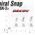 Decoy Agrafki Spiral Snap SN-5